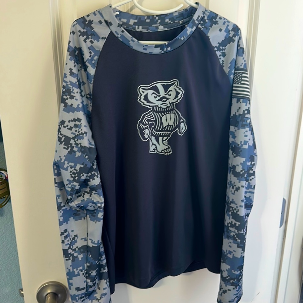 Badger camo long sleeve